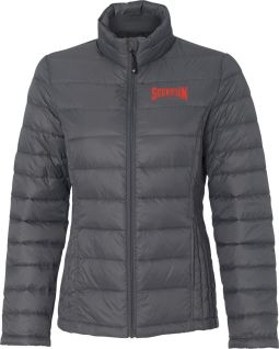 Ladies Weatherproof 32 Degrees Packable Down Jacket, Dark Pewter